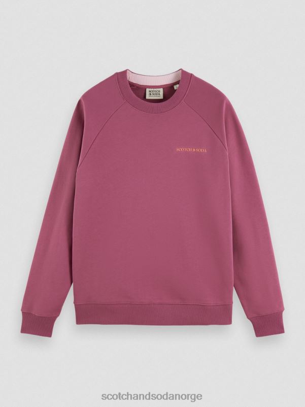 kvinner genser med rund hals i økologisk bomull dahlia N40XD196 klær Scotch & Soda