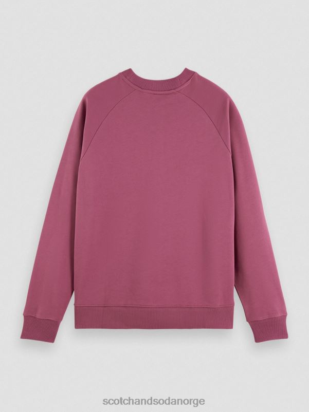 kvinner genser med rund hals i økologisk bomull dahlia N40XD196 klær Scotch & Soda