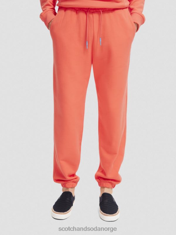 kvinner joggebukser i økologisk bomull hibiskus N40XD207 klær Scotch & Soda