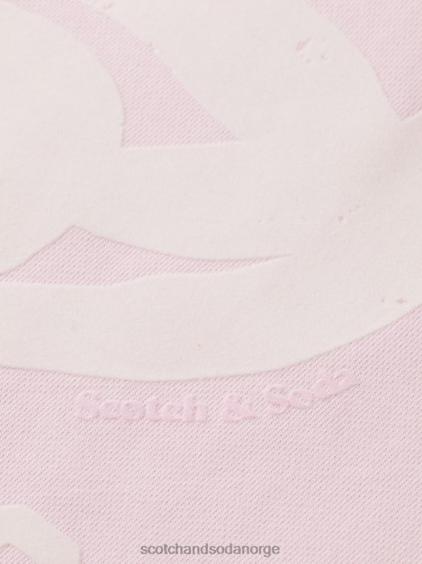 kvinner løs passform genser med beskåret trakthals lavendel N40XD199 klær Scotch & Soda