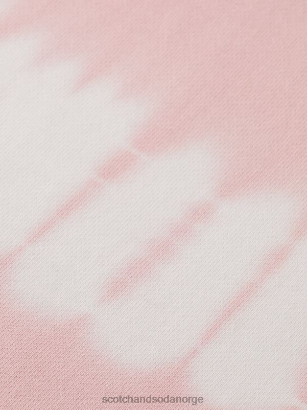 kvinner tie-dye genser med avslappet passform rose N40XD228 klær Scotch & Soda