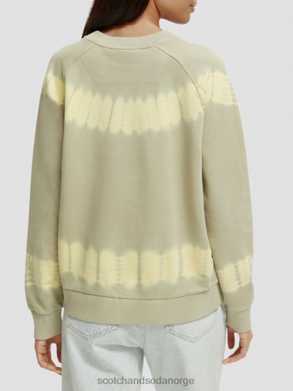 kvinner tie-dye genser med avslappet passform sandstein N40XD227 klær Scotch & Soda