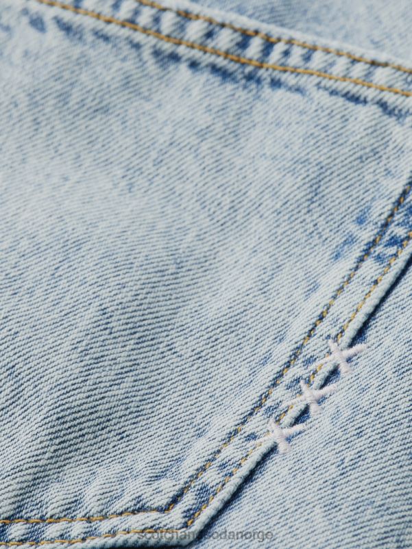 kvinner high-rise strukturert denim midi blyantskjørt ny æra N40XD1 klær Scotch & Soda