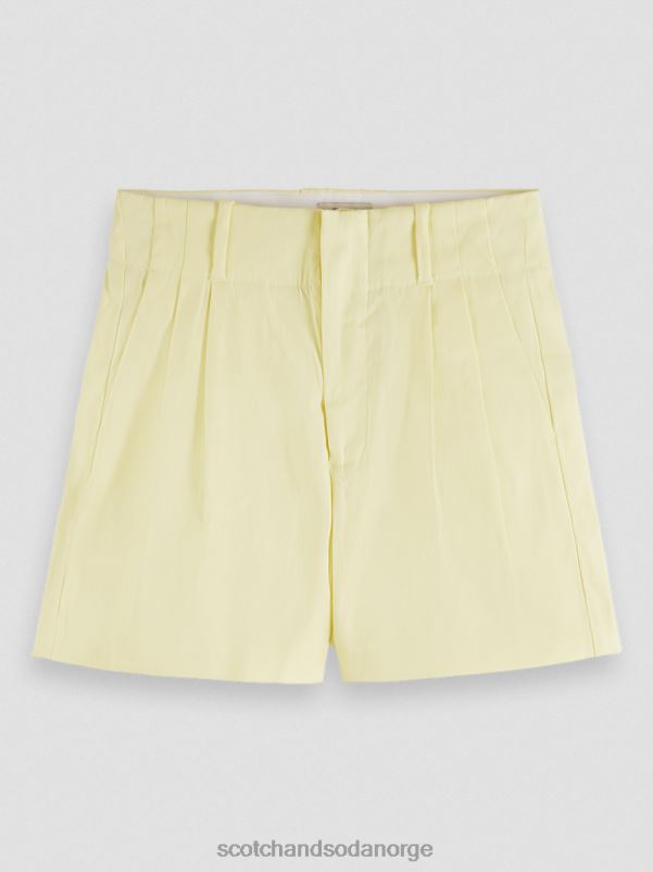 kvinner høye plisserte shorts popcorn N40XD235 klær Scotch & Soda