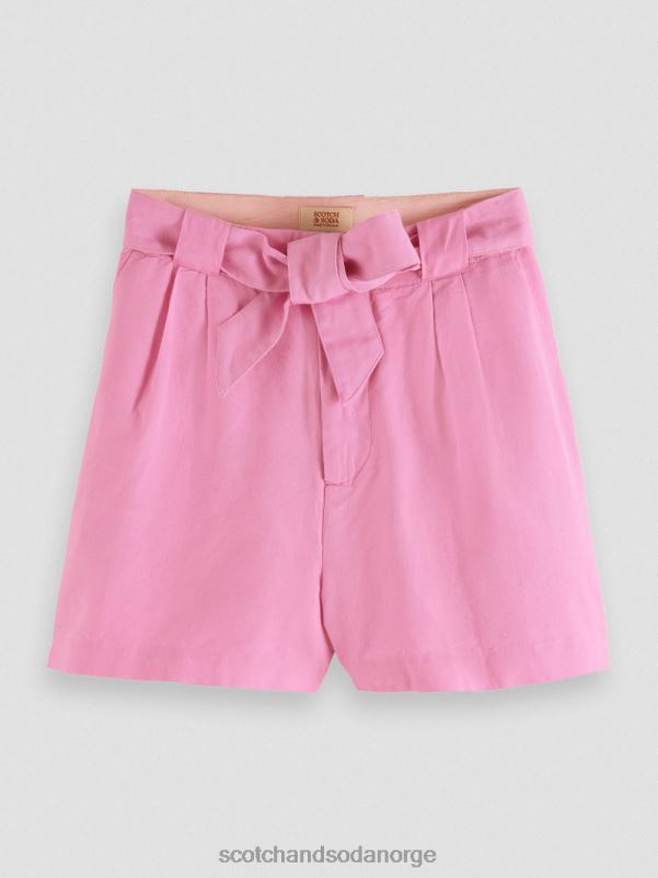 kvinner høyhøyde mellomlange shorts orkide rosa N40XD239 klær Scotch & Soda
