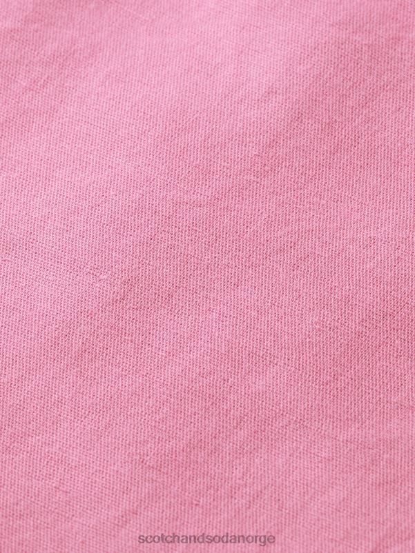 kvinner høyhøyde mellomlange shorts orkide rosa N40XD239 klær Scotch & Soda