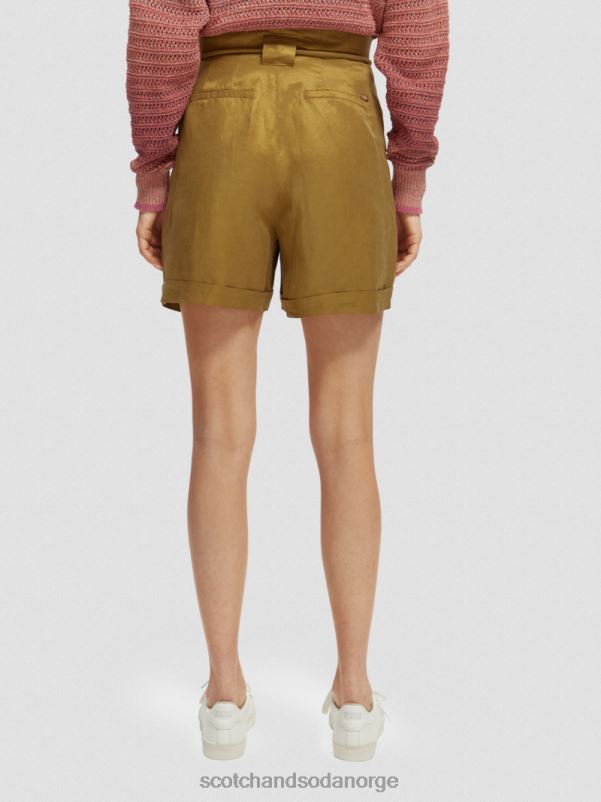 kvinner høyhøyde mini-shorts kokosnøttskall N40XD232 klær Scotch & Soda