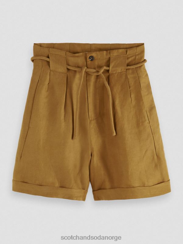 kvinner høyhøyde mini-shorts kokosnøttskall N40XD232 klær Scotch & Soda