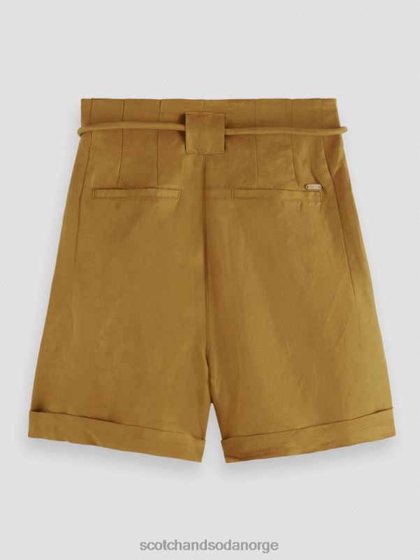 kvinner høyhøyde mini-shorts kokosnøttskall N40XD232 klær Scotch & Soda
