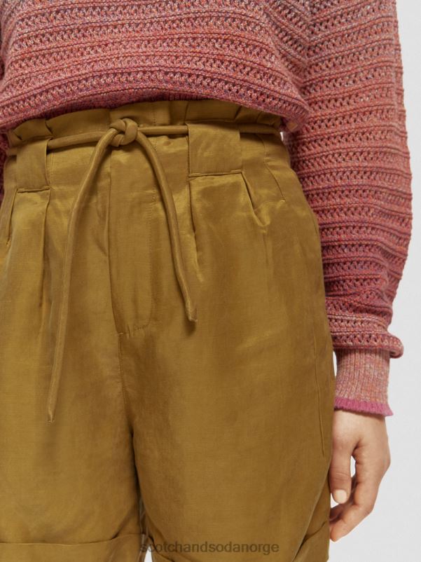 kvinner høyhøyde mini-shorts kokosnøttskall N40XD232 klær Scotch & Soda