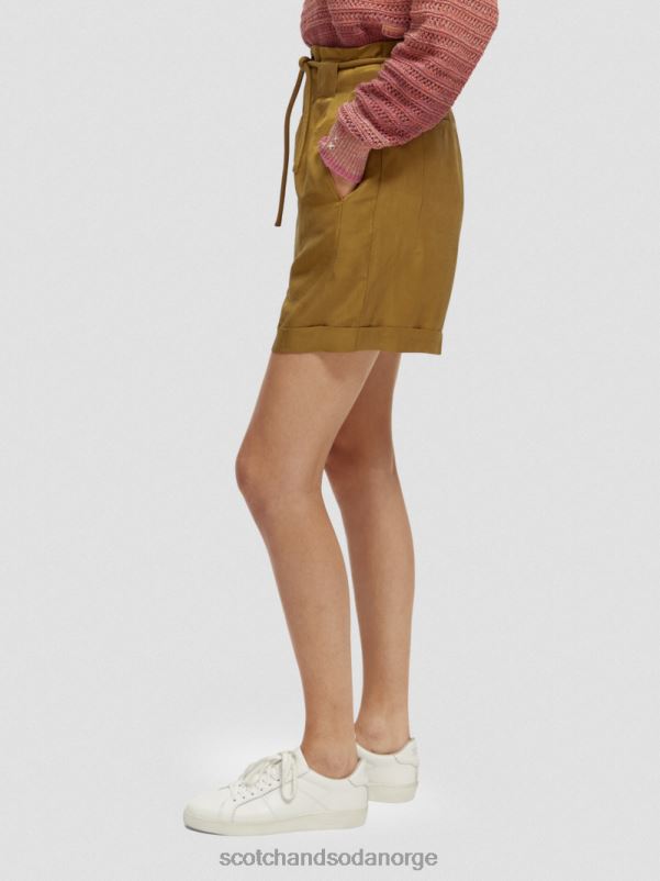 kvinner høyhøyde mini-shorts kokosnøttskall N40XD232 klær Scotch & Soda