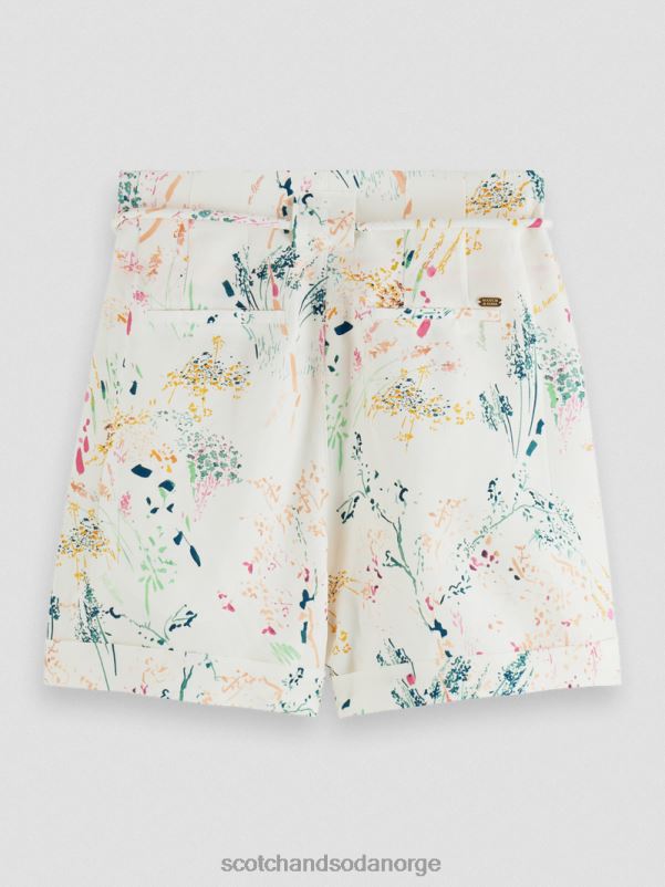 kvinner høyhøyde mini-shorts villere hvit N40XD233 klær Scotch & Soda