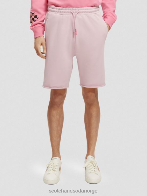 kvinner svetteshorts i økologisk bomull steinrosa N40XD252 klær Scotch & Soda