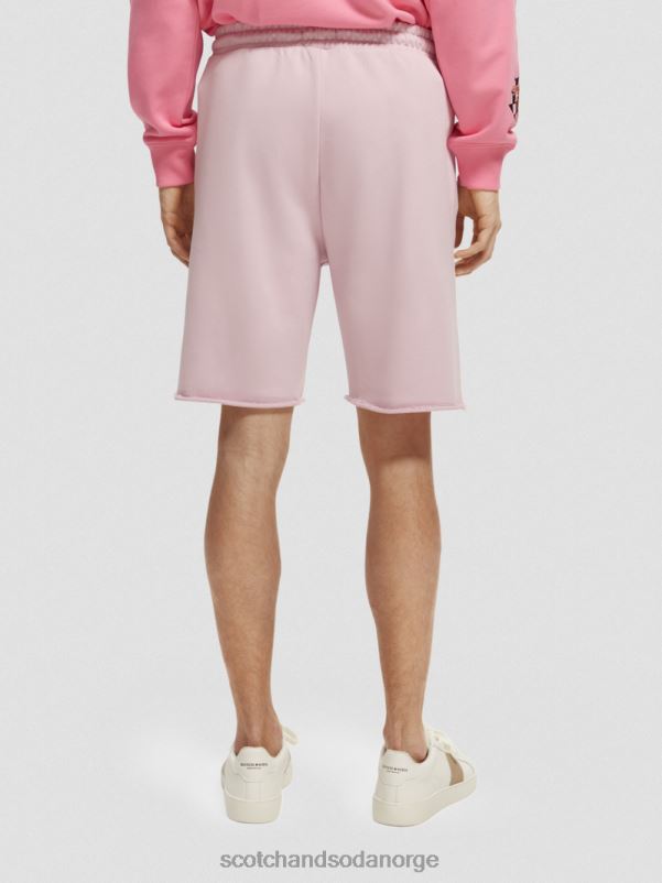 kvinner svetteshorts i økologisk bomull steinrosa N40XD252 klær Scotch & Soda