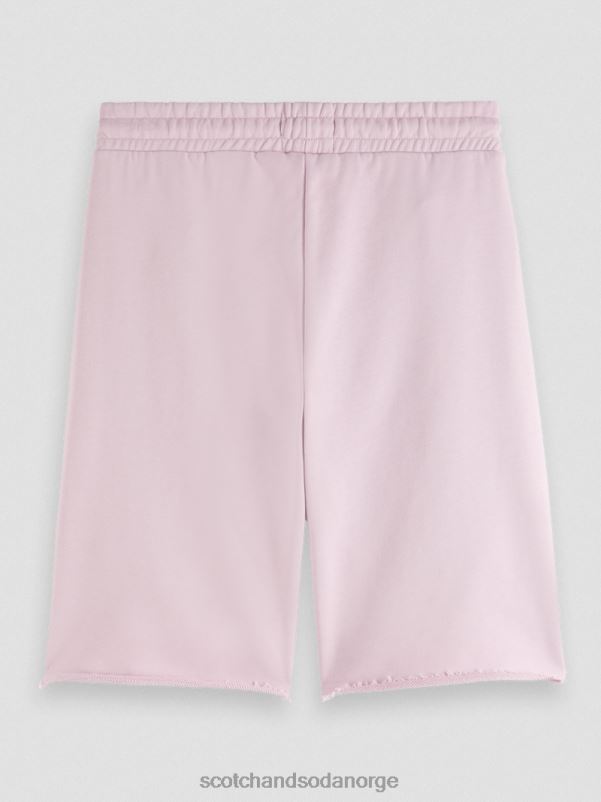 kvinner svetteshorts i økologisk bomull steinrosa N40XD252 klær Scotch & Soda