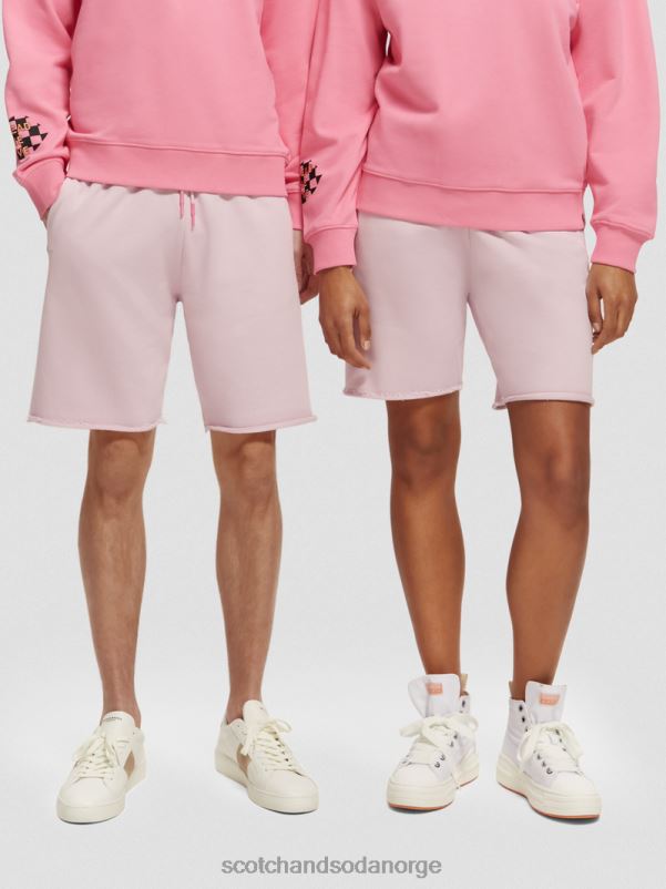 kvinner svetteshorts i økologisk bomull steinrosa N40XD252 klær Scotch & Soda