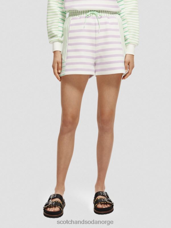 kvinner svetteshorts med høy vekst stripete N40XD243 klær Scotch & Soda