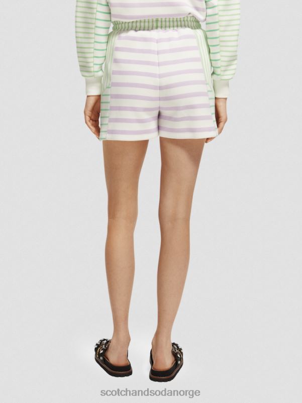 kvinner svetteshorts med høy vekst stripete N40XD243 klær Scotch & Soda