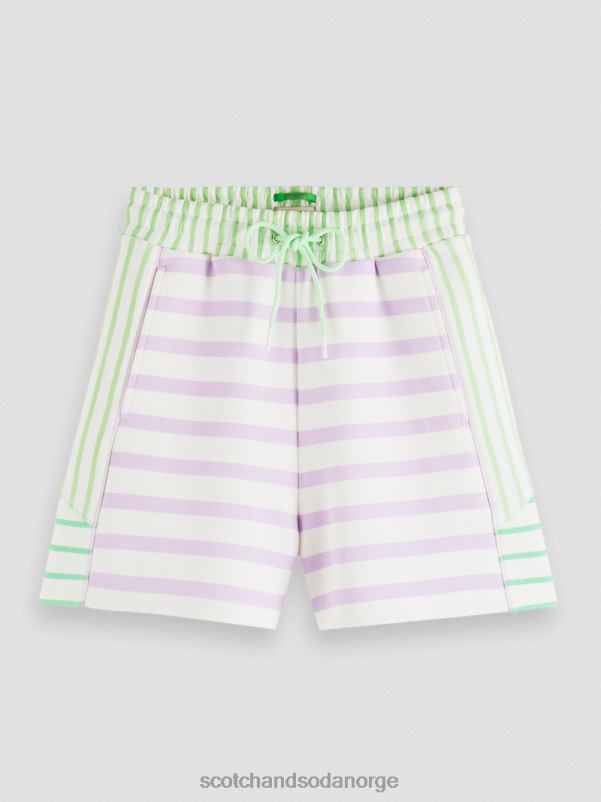 kvinner svetteshorts med høy vekst stripete N40XD243 klær Scotch & Soda