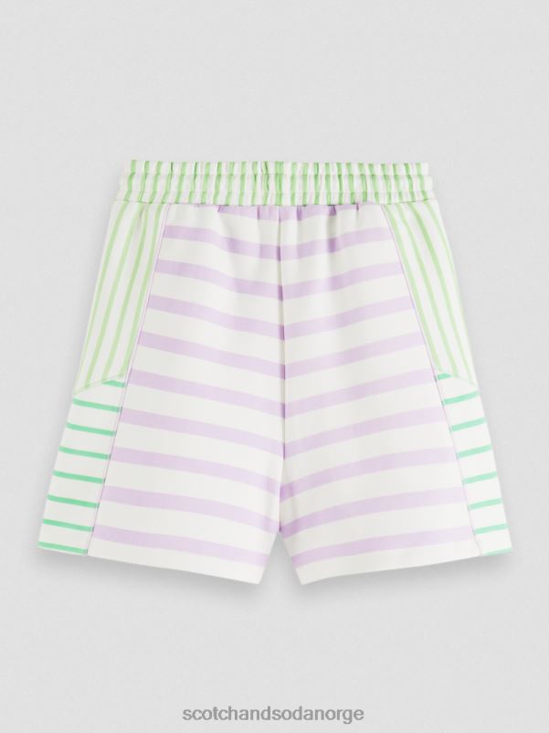 kvinner svetteshorts med høy vekst stripete N40XD243 klær Scotch & Soda