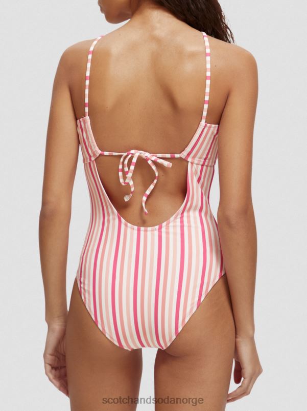 kvinner grime badedrakt rosa punch N40XD257 klær Scotch & Soda