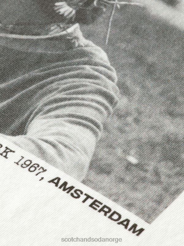 kvinner beskåret fotografisk t-skjorte kombo a N40XD112 klær Scotch & Soda