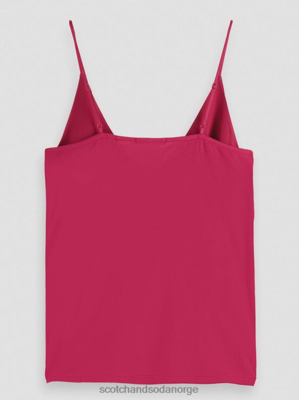 kvinner jersey v-hals tank topp kirsebærpai N40XD69 klær Scotch & Soda