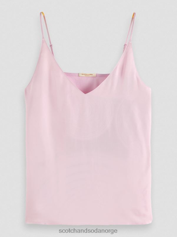 kvinner jersey v-hals tank topp lavendel N40XD68 klær Scotch & Soda