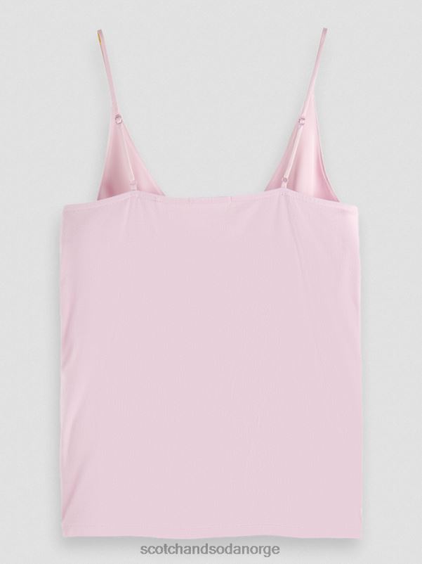 kvinner jersey v-hals tank topp lavendel N40XD68 klær Scotch & Soda