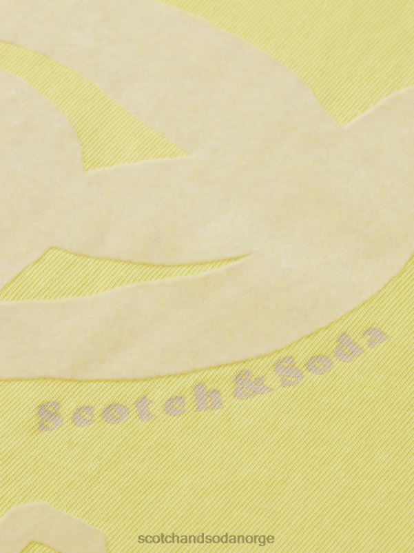 kvinner løs passform grafisk økologisk t-skjorte popcorn N40XD64 klær Scotch & Soda