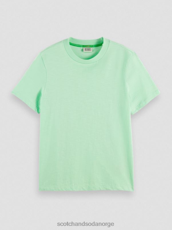kvinner normal passform t-skjorte aske mynte N40XD99 klær Scotch & Soda