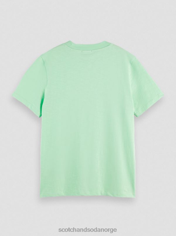 kvinner normal passform t-skjorte aske mynte N40XD99 klær Scotch & Soda
