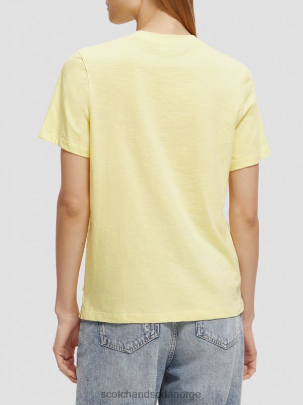 kvinner normal passform t-skjorte popcorn N40XD105 klær Scotch & Soda