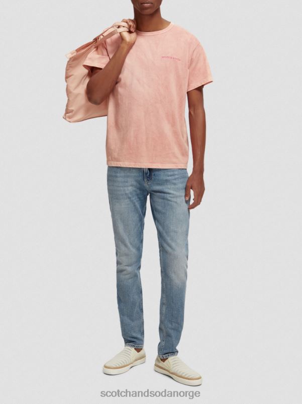 kvinner plantefarget t-skjorte flamingo N40XD120 klær Scotch & Soda