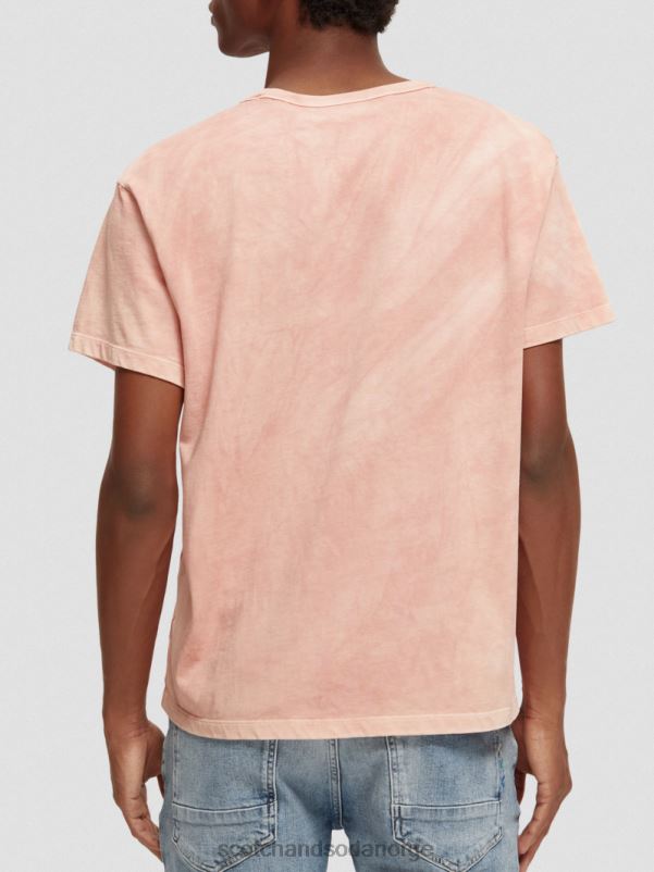 kvinner plantefarget t-skjorte flamingo N40XD120 klær Scotch & Soda