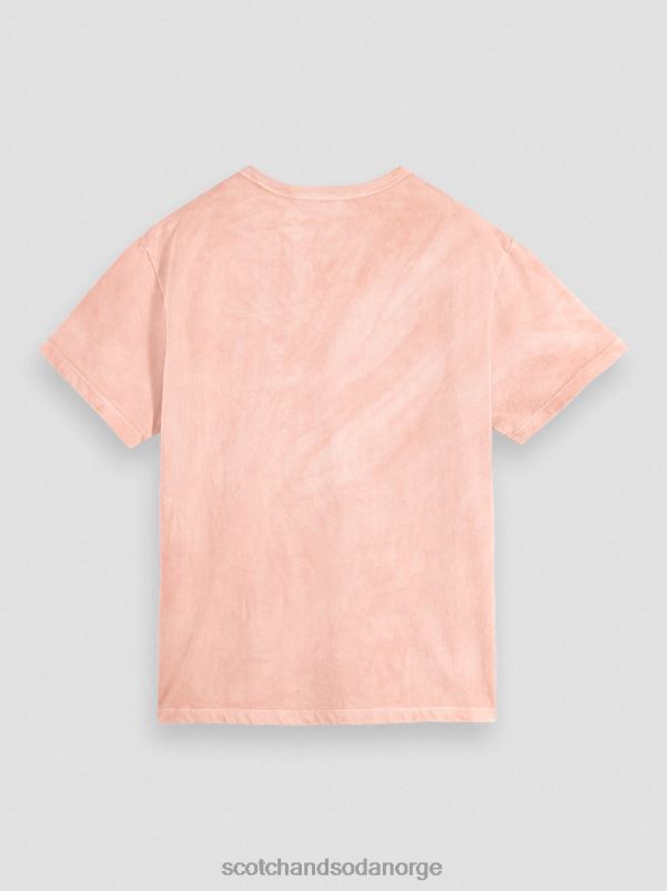 kvinner plantefarget t-skjorte flamingo N40XD120 klær Scotch & Soda