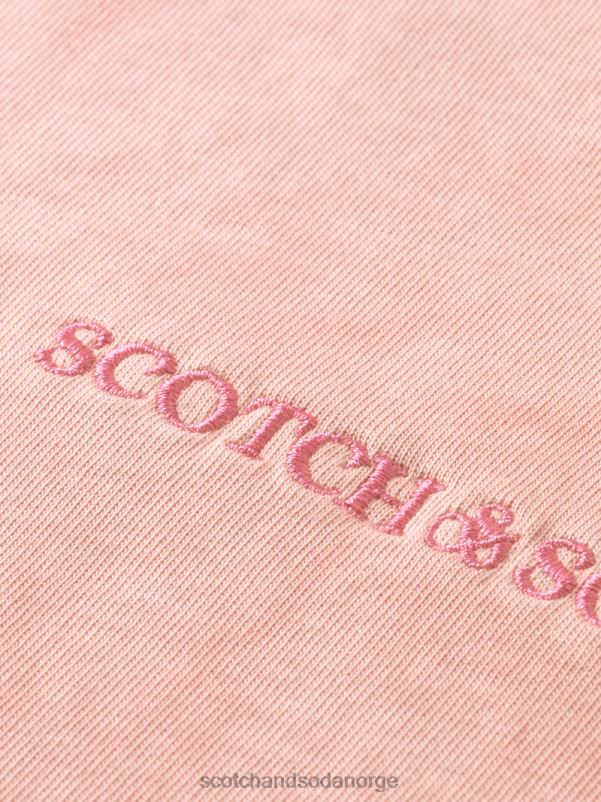 kvinner plantefarget t-skjorte flamingo N40XD120 klær Scotch & Soda