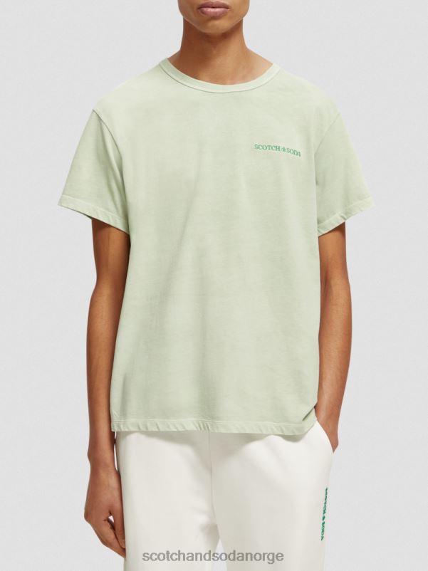 kvinner plantefarget t-skjorte mynte N40XD121 klær Scotch & Soda