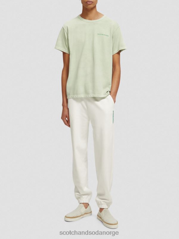 kvinner plantefarget t-skjorte mynte N40XD121 klær Scotch & Soda