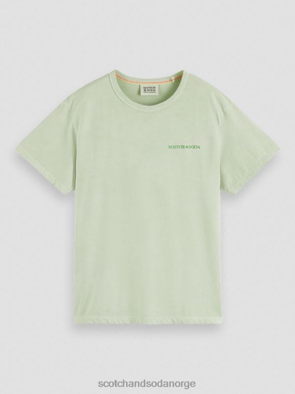 kvinner plantefarget t-skjorte mynte N40XD121 klær Scotch & Soda