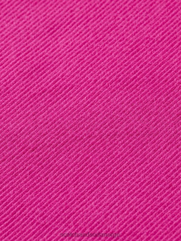 kvinner racerback tanktop i økologisk bomull fuchsia N40XD86 klær Scotch & Soda