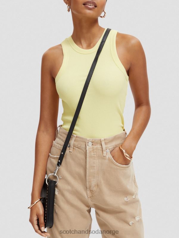 kvinner ribbestrikket racerback tank-topp popcorn N40XD110 klær Scotch & Soda