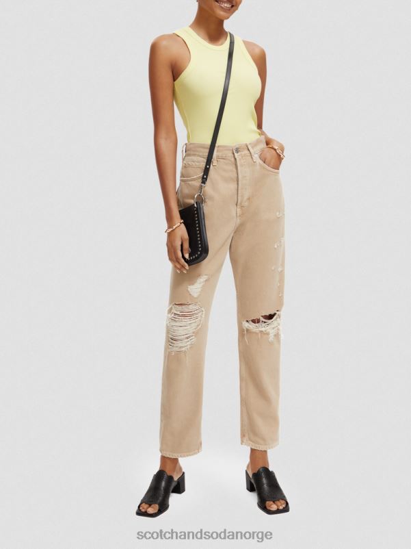 kvinner ribbestrikket racerback tank-topp popcorn N40XD110 klær Scotch & Soda