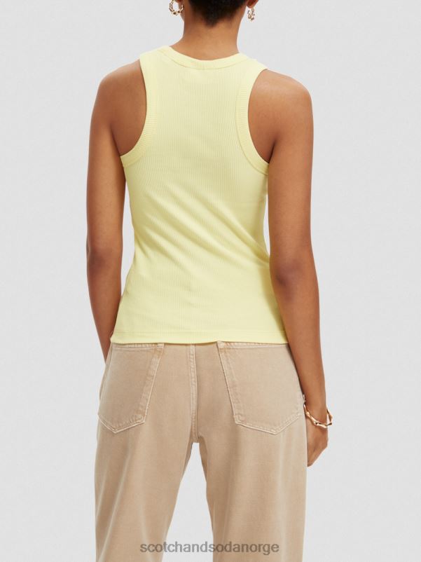 kvinner ribbestrikket racerback tank-topp popcorn N40XD110 klær Scotch & Soda