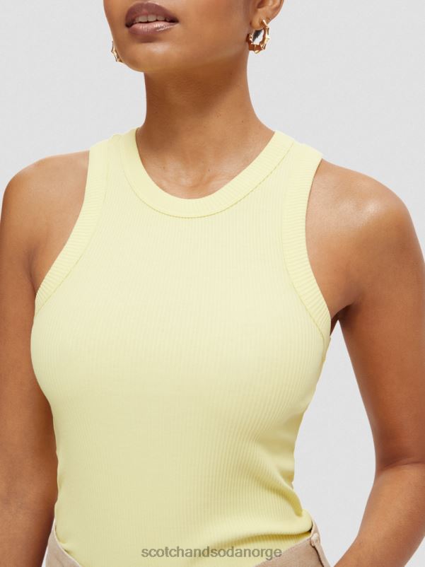 kvinner ribbestrikket racerback tank-topp popcorn N40XD110 klær Scotch & Soda