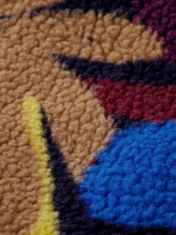kvinner anorakkjakke i teddyfleece blomst camo N40XD135 klær Scotch & Soda