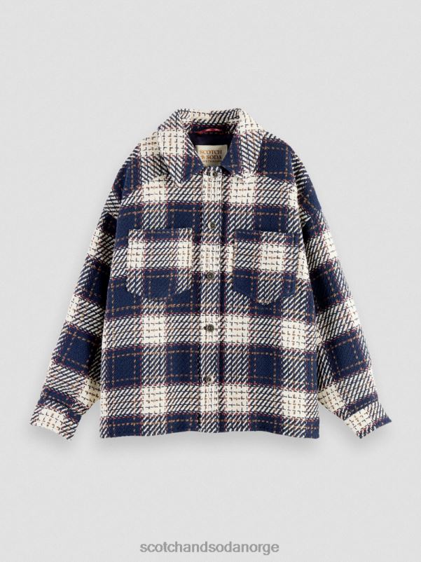 kvinner rutete vattert overskjorte kombo a N40XD144 klær Scotch & Soda