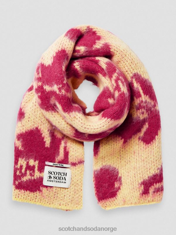 kvinner børstet jacquardvevd skjerf popcorn N40XD279 tilbehør Scotch & Soda