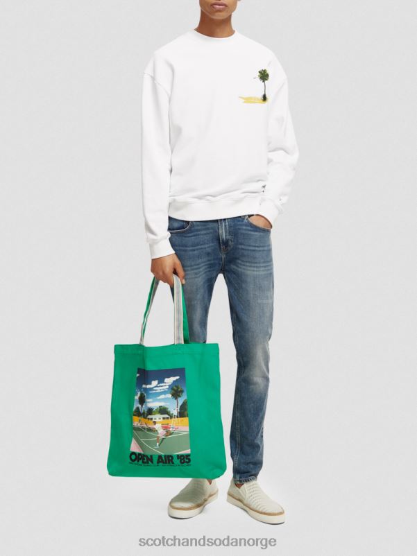 kvinner veske i lerret til kunstverk amazon grønn N40XD267 tilbehør Scotch & Soda