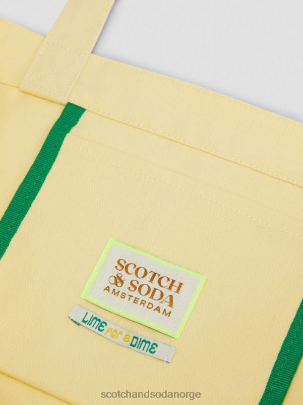 kvinner veske i lerret til kunstverk banan N40XD268 tilbehør Scotch & Soda